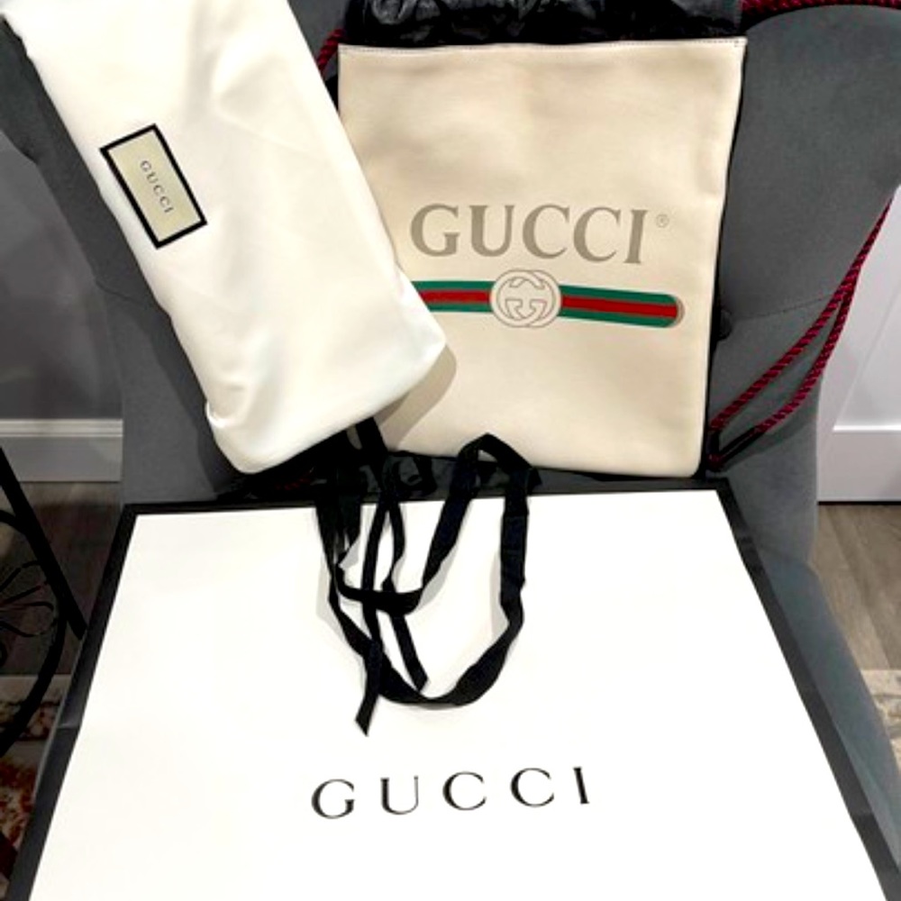 Gucci Leather Knapsack
